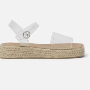 ZARA Girls Clear Sandals